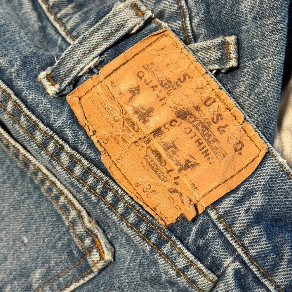 Vintage Levi's 505 Orange Tab Jeans Mens Medium Wash Straight Leg Denim 36x32